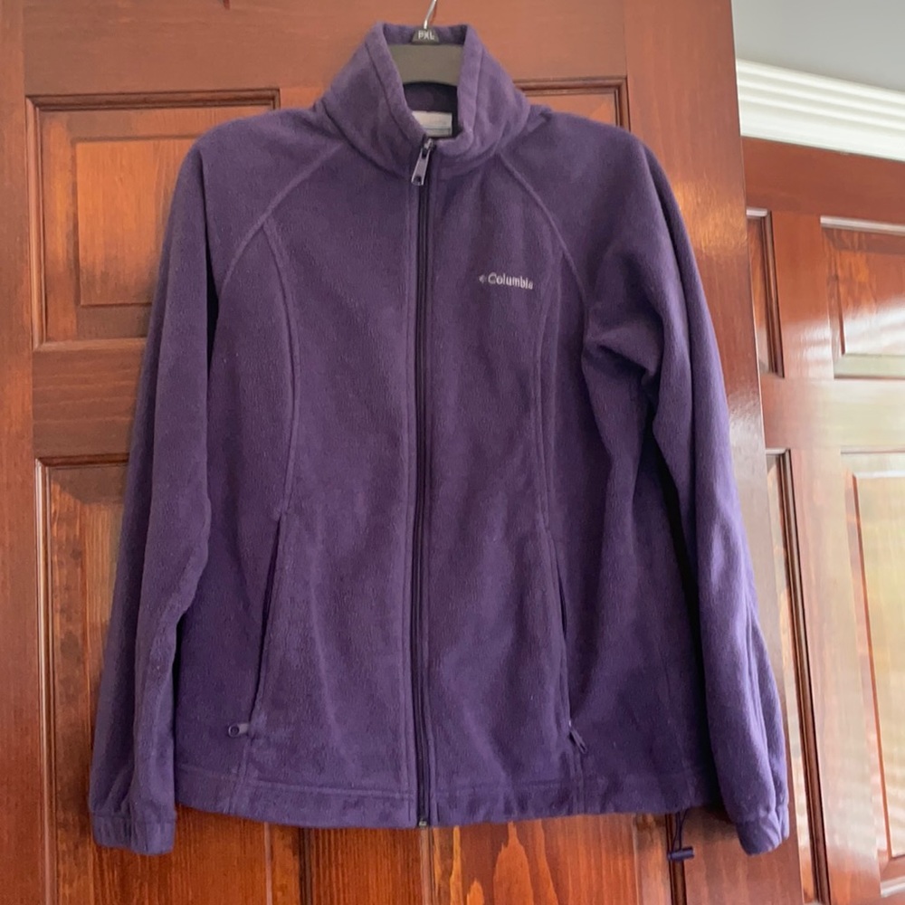 Columbia Purple Fleece Zip Up